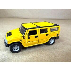Maisto Yellow Hummer H2 SUV Die-Cast Model Car 1:46 Scale Collectible